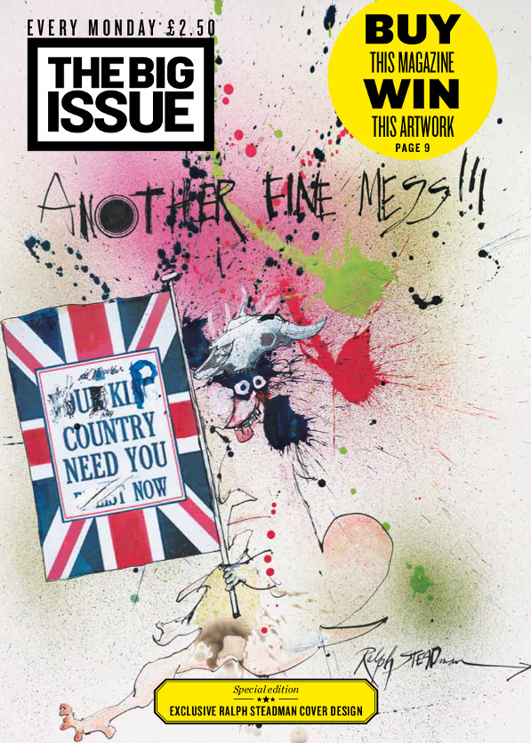 Another fine mess!!! Exclusive Ralph Steadman cover design