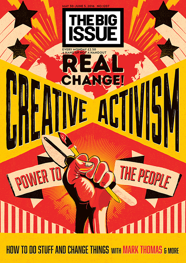 Power to the people! Creative activism – How to do stuff and change things, with Mark Thomas and more