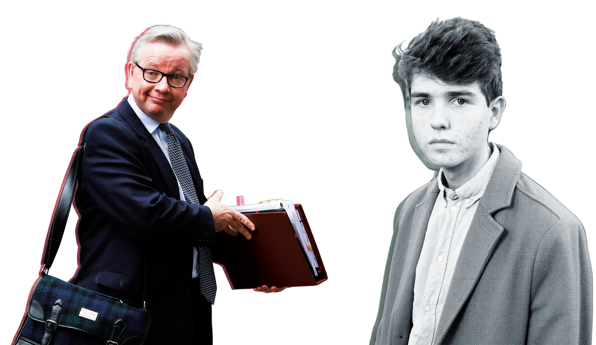 Michael Gove and George Bond