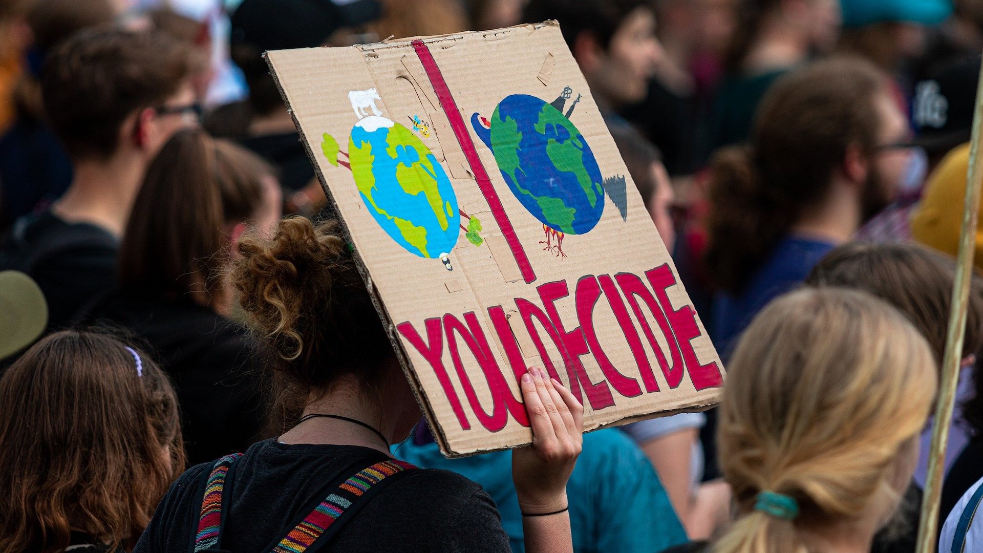 climate crisis demonstration