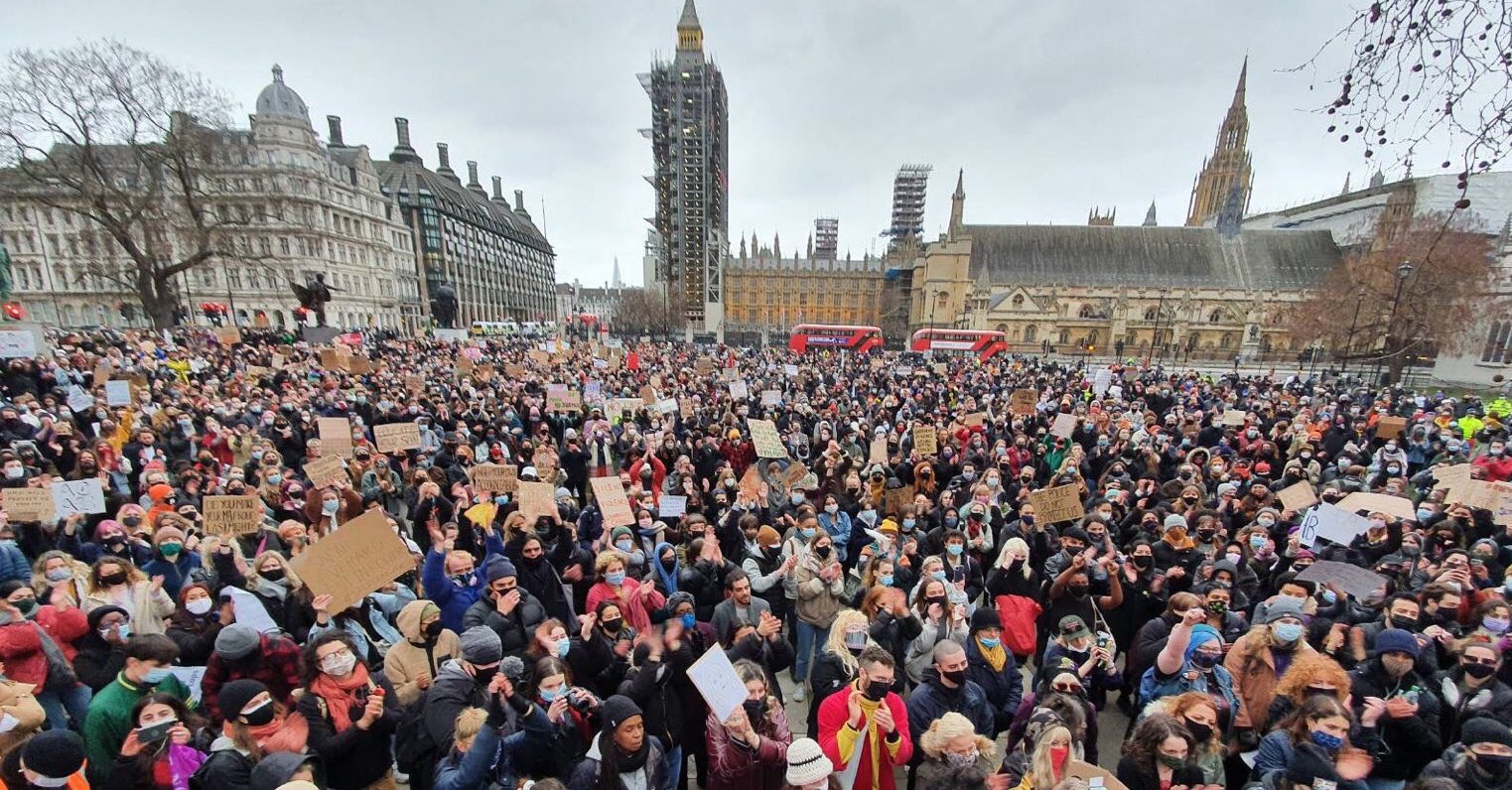 sisters uncut protest policing bill