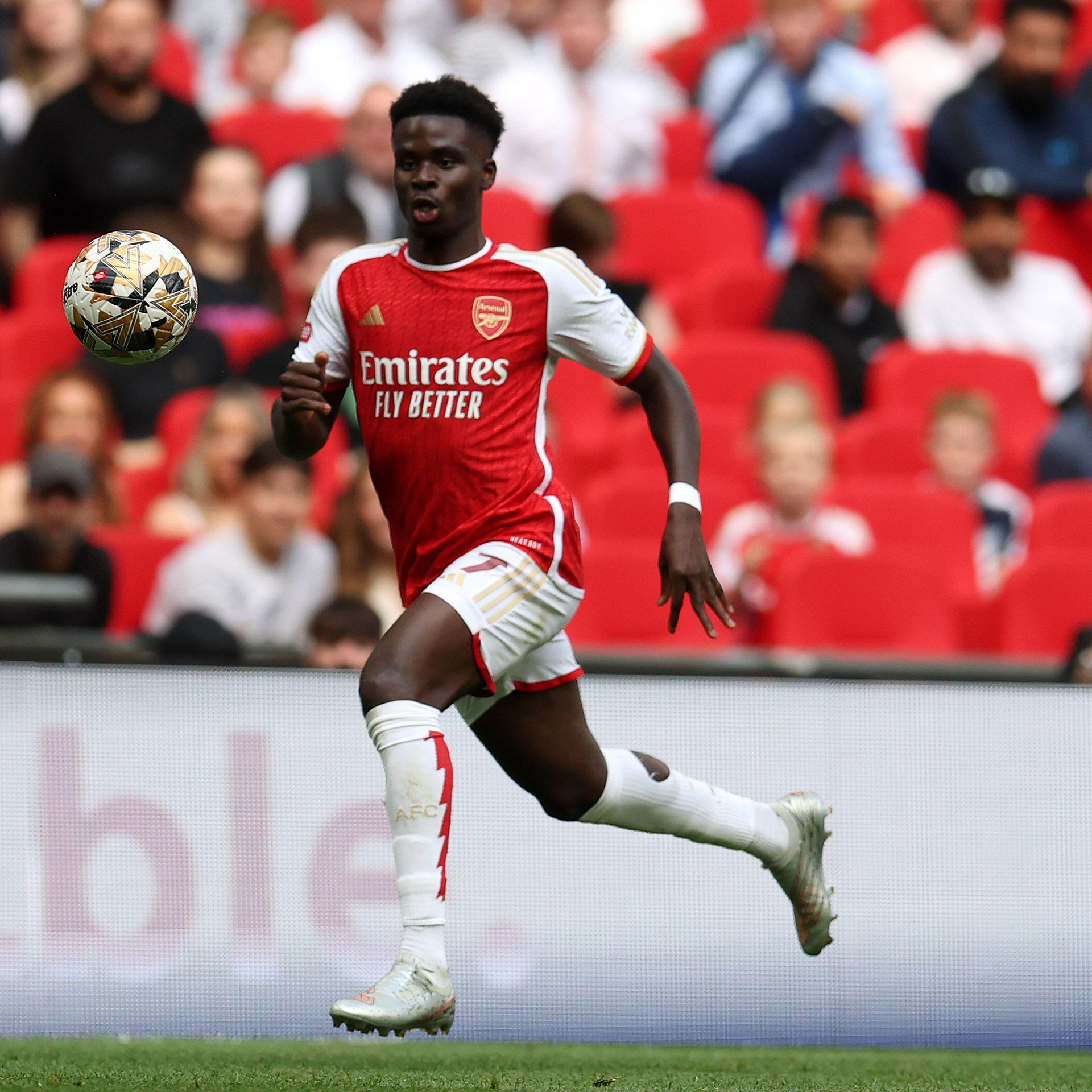 Arsenal star Saka on football, beating trolls and offering a hand up