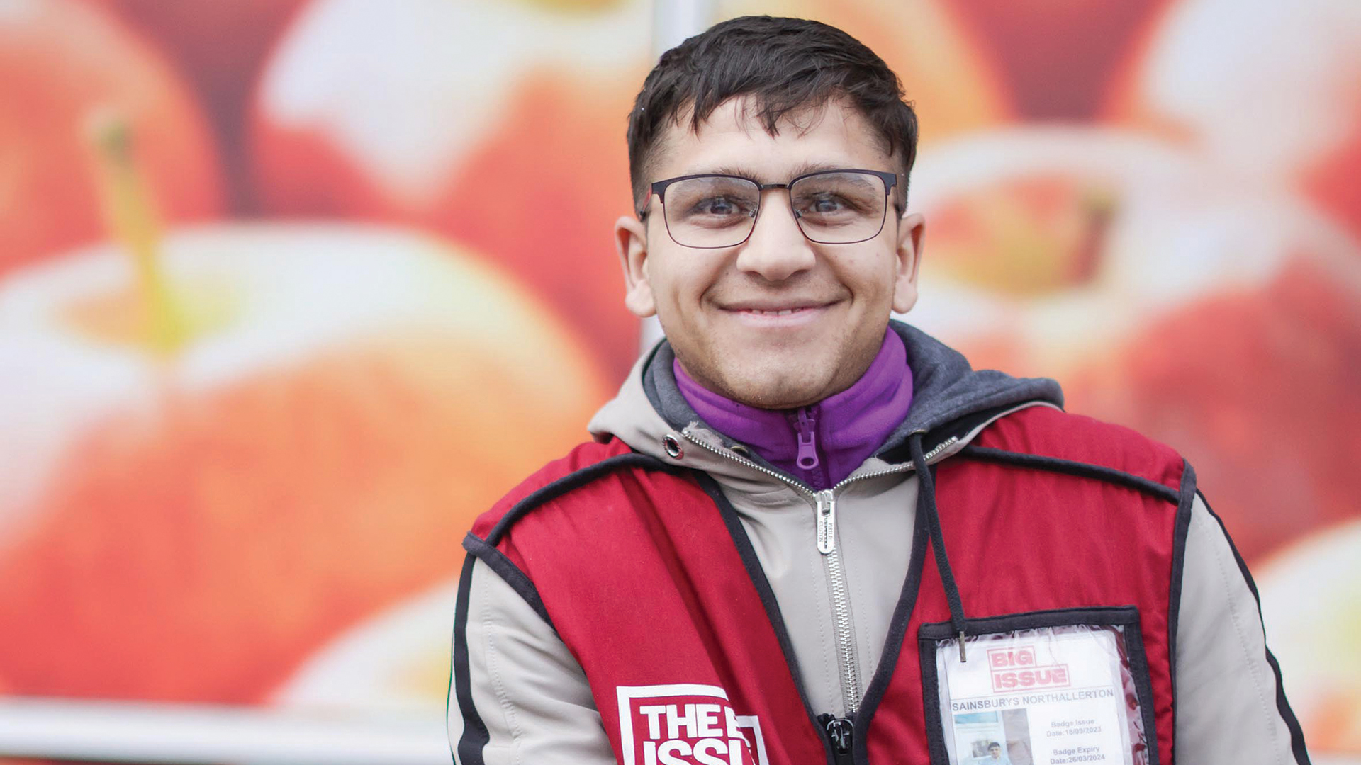 Isac, Sainsbury's, High Street, Northallerton The Big Issue