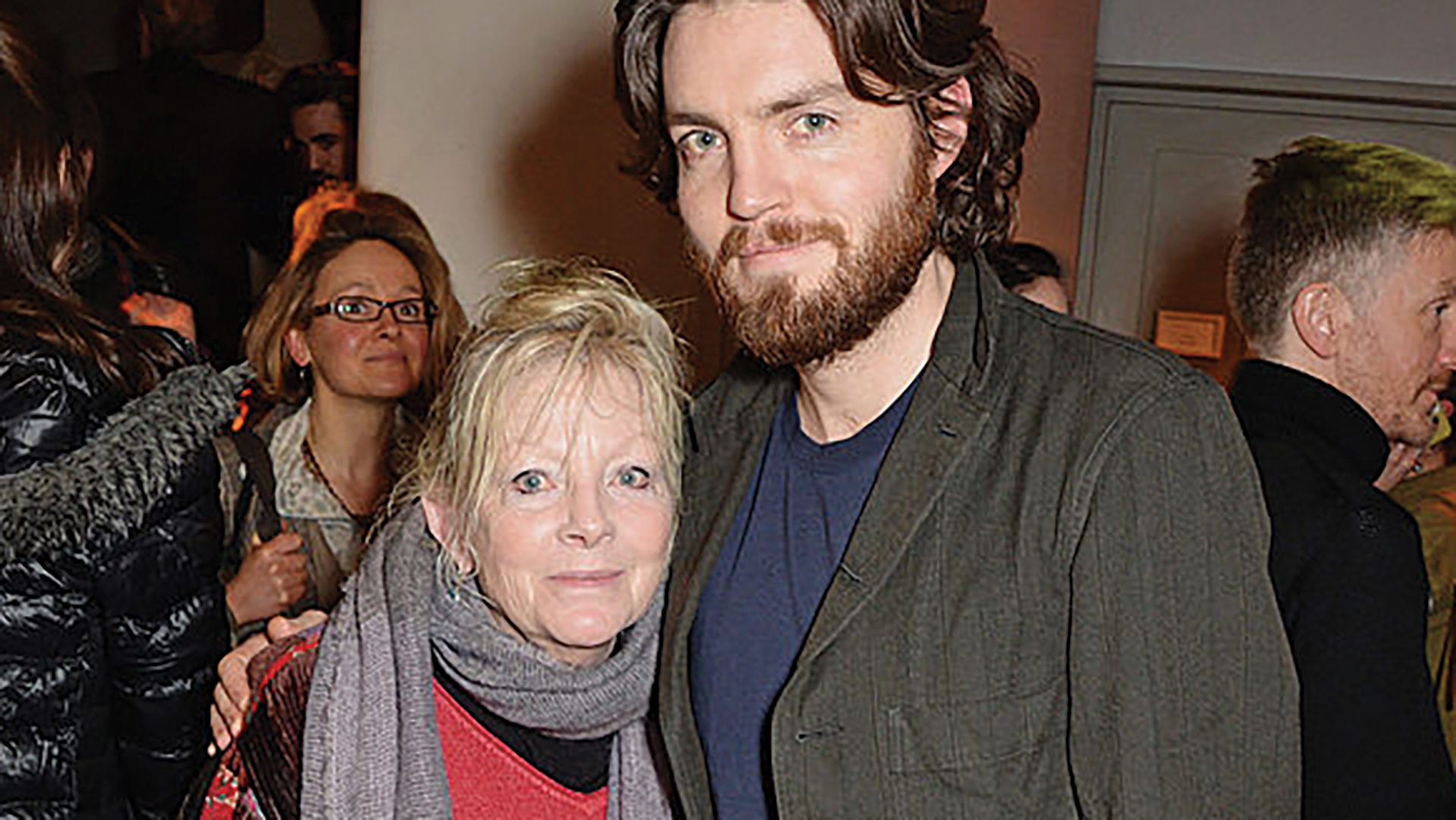 Tom Burke with mum Anna at a screening of The Mistress Contract