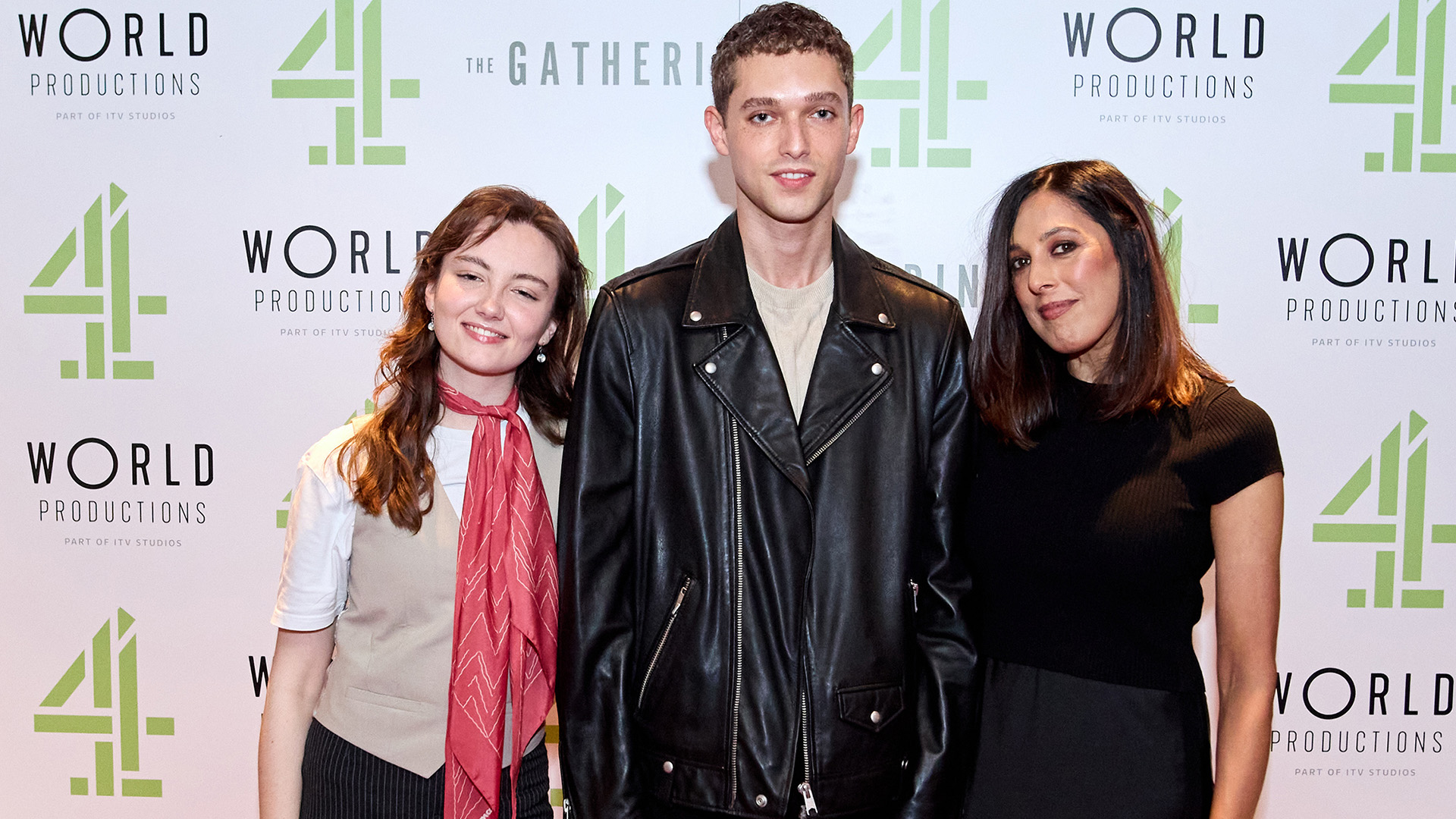 Actors Eva Morgan and Sonny Walker and writer Helen Walsh at the Liverpool Premiere of Channel 4 drama The Gathering…