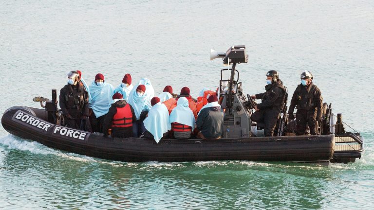 Habib from Afghanistan explained that people are only crossing the Channel in small boats because they're desperate