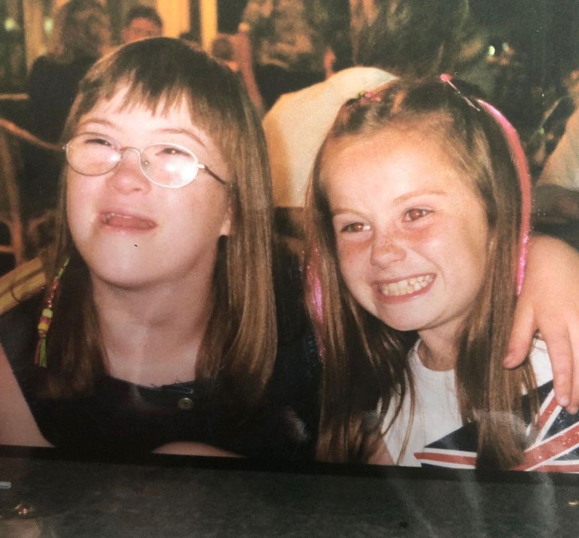 Sophie and Emily as kids together in Hull