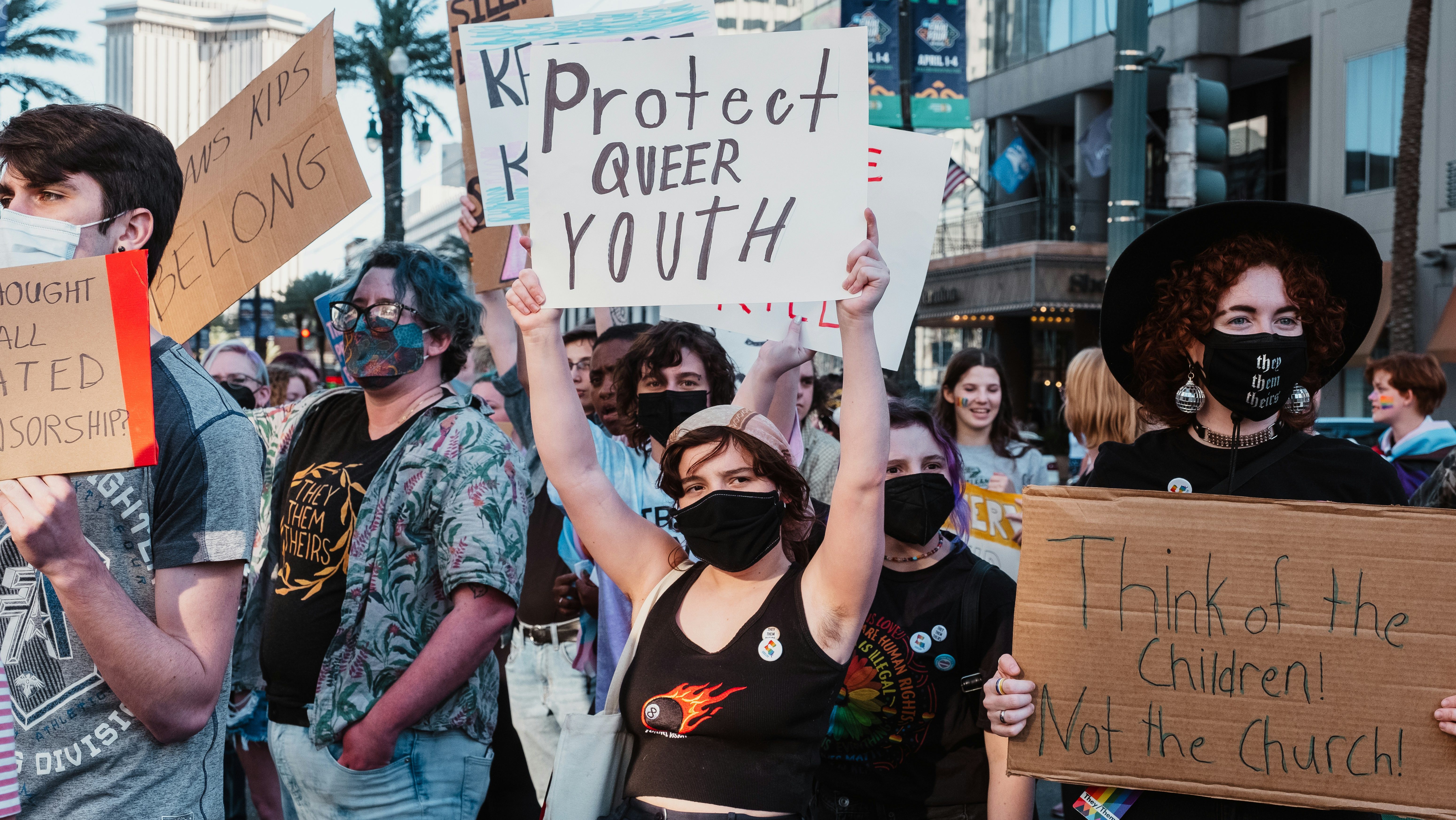 LGBTQ+ rights protest