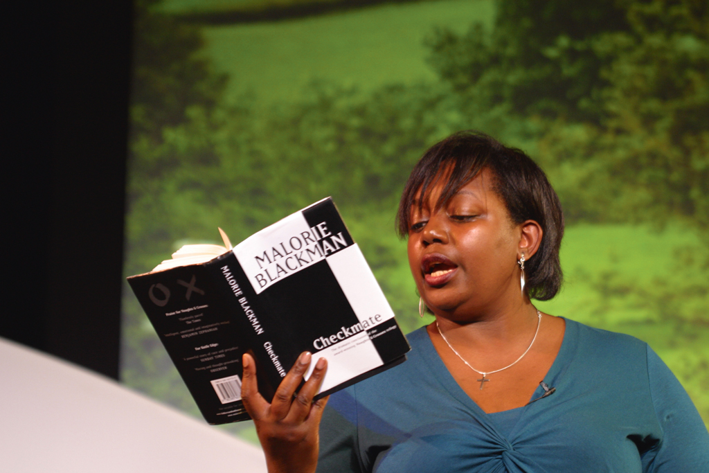 Malorie Blackman reads at the Hay Festival of Literature 2006