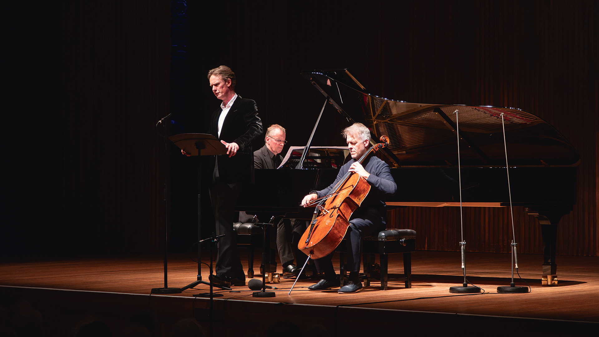 Tenor Ian Bostridge, pianist Steven Osborne and cellist Alban Gerhardt recreate the 1961 recital at Aldeburgh