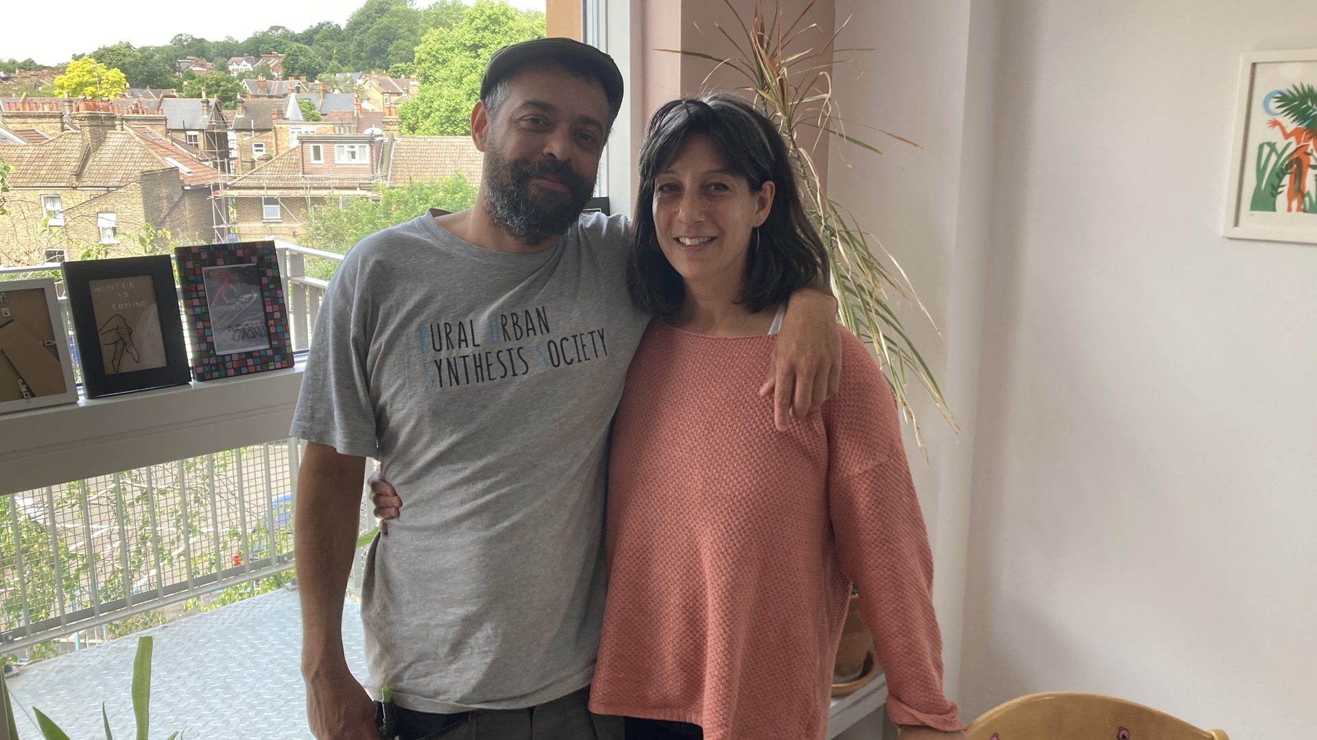 Couple Ahmad Dayes and Lisa de Liema built their own home to beat London house prices