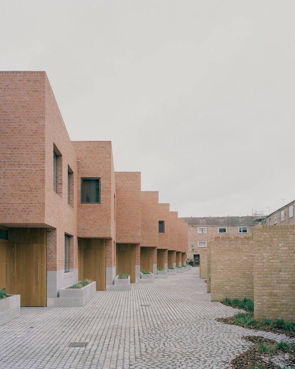 Buildings from social housing project Chowdhury Walk