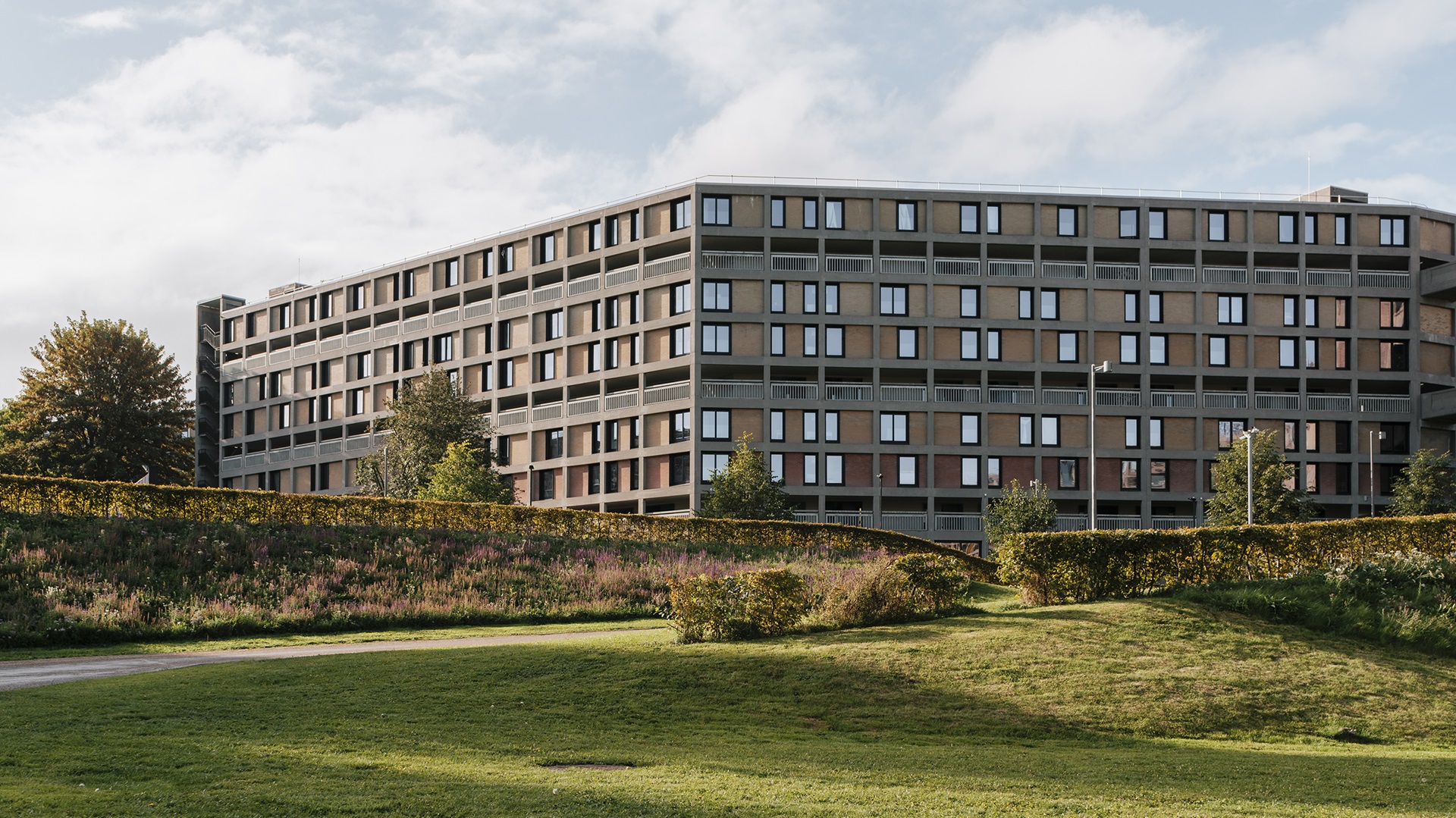 Brutalist Park Hill estate in Sheffield