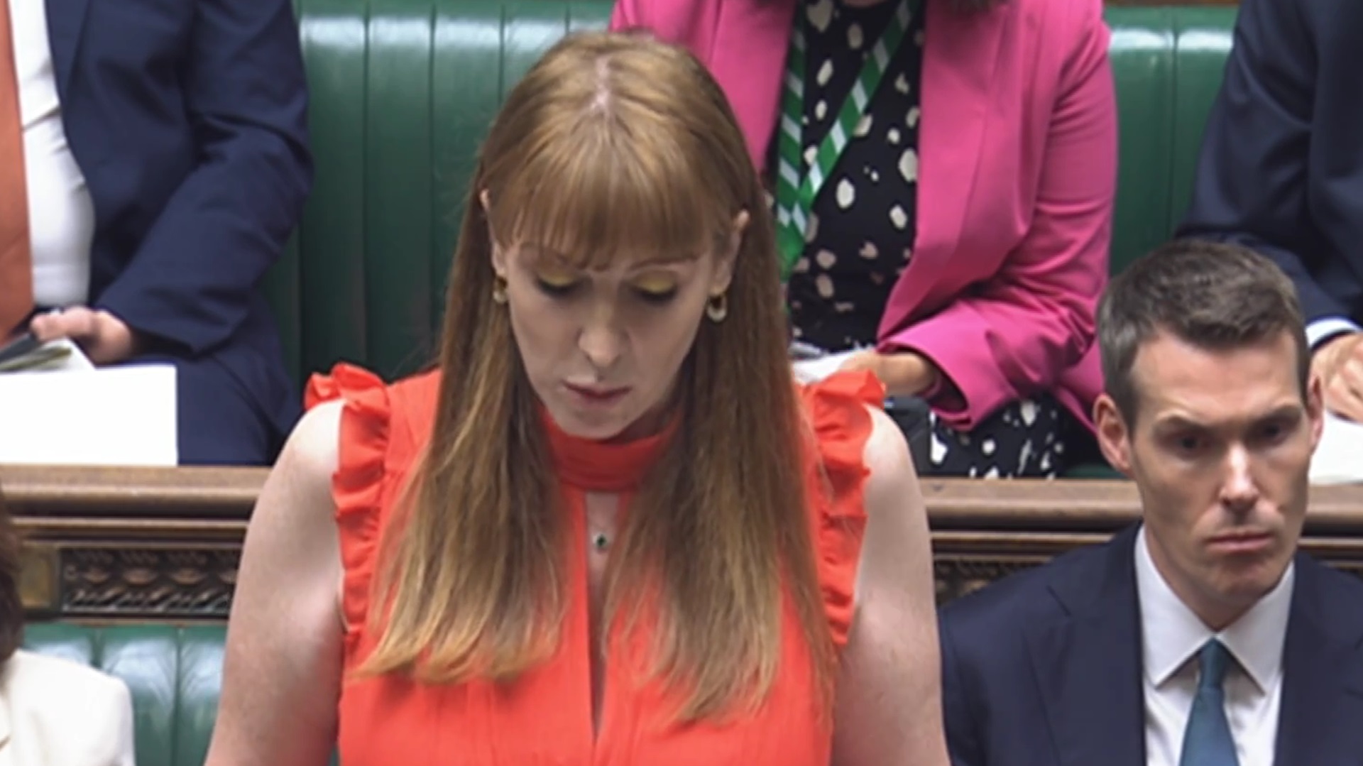 Labour deputy prime minister and housing secretary Angela Rayner speaking in Parliament