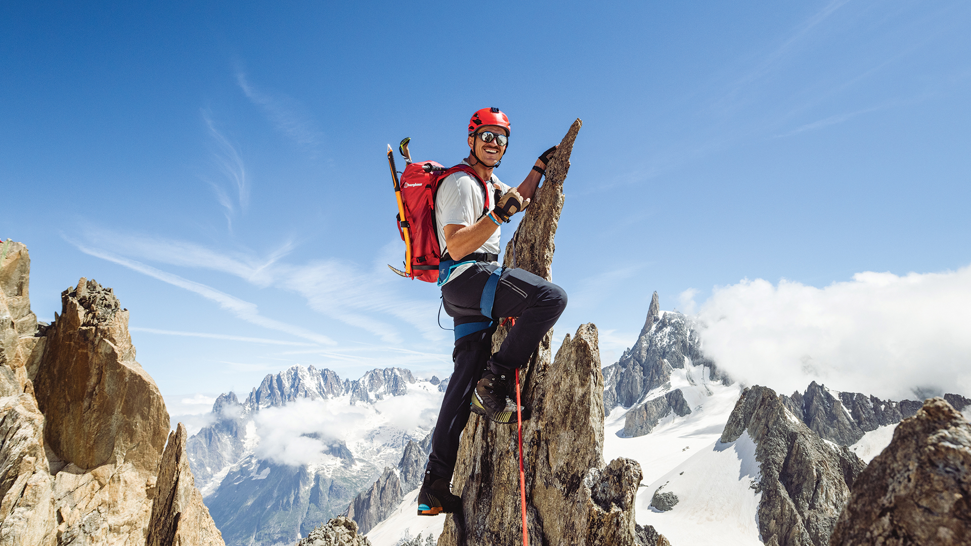 Ed Jackson scaling the Matterhorn in 2024