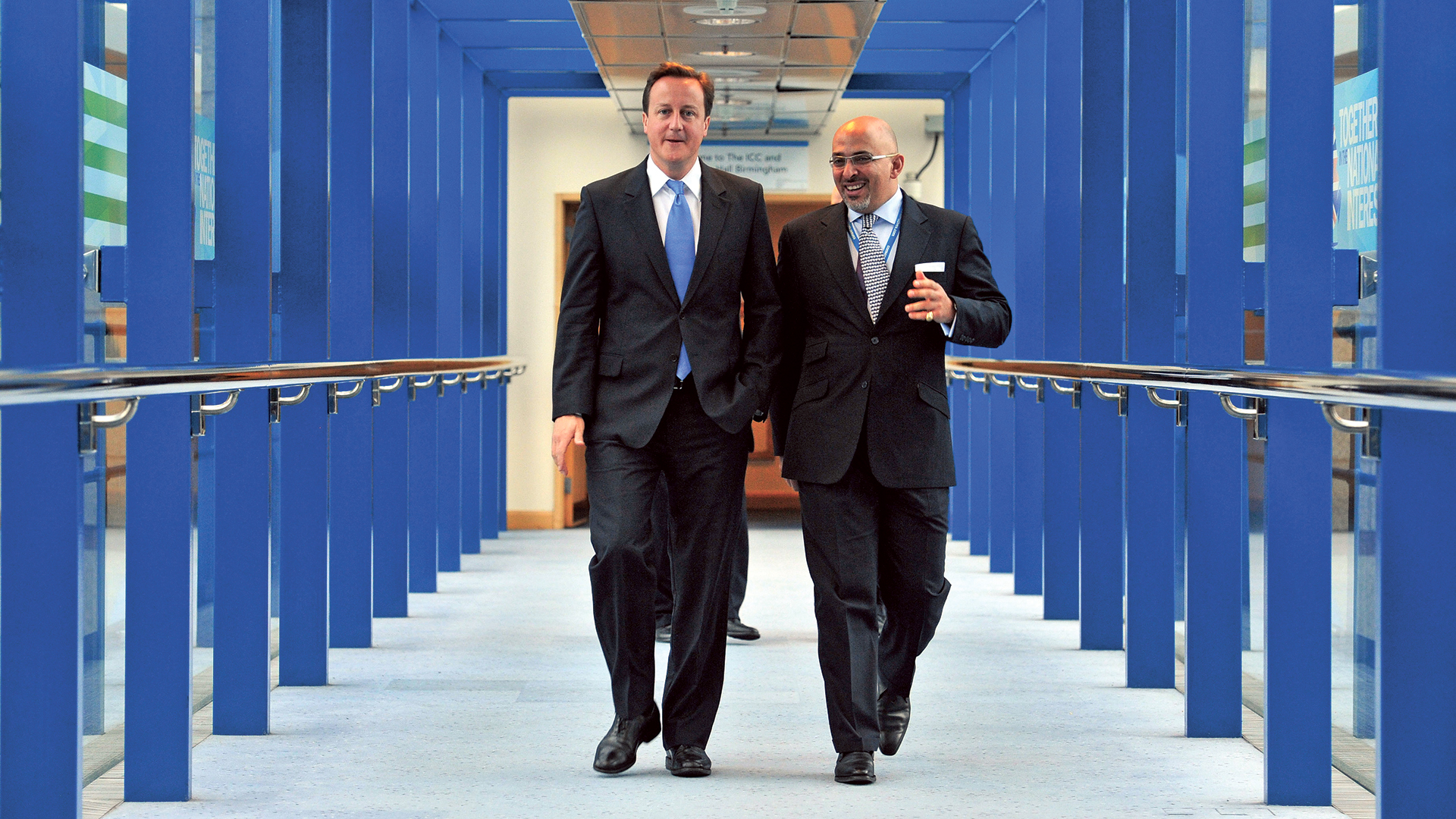 David Cameron and Nadim Zahawi in 2020