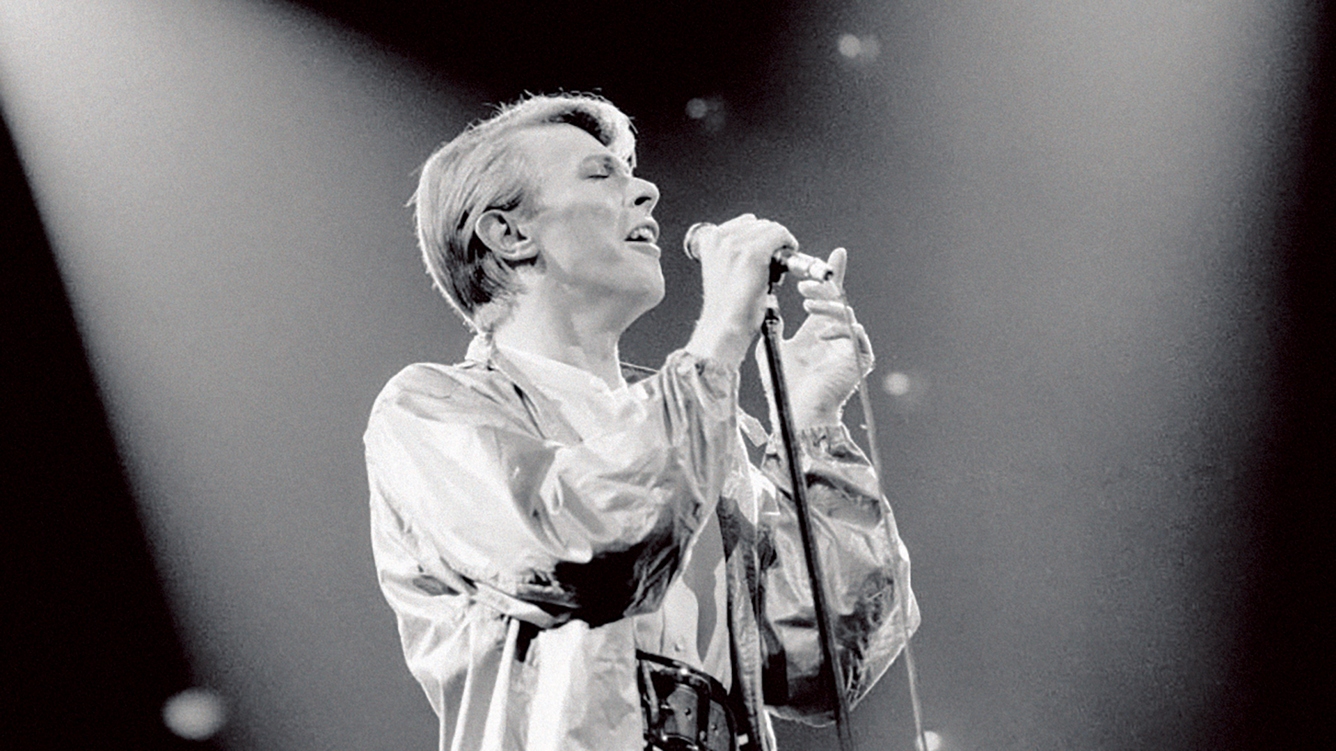 David Bowie onstage in Berlin in 1978