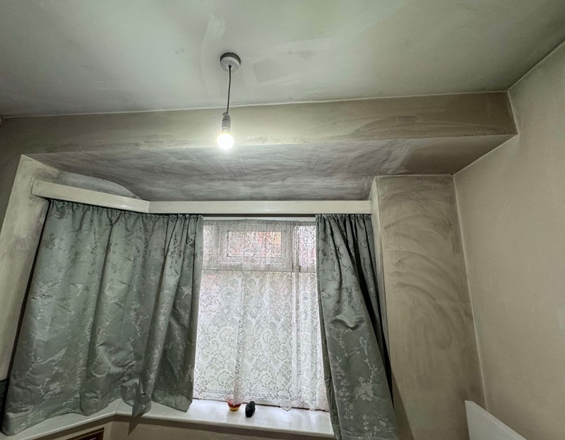 mould around a window at a property rented out by Stephen Mulhern