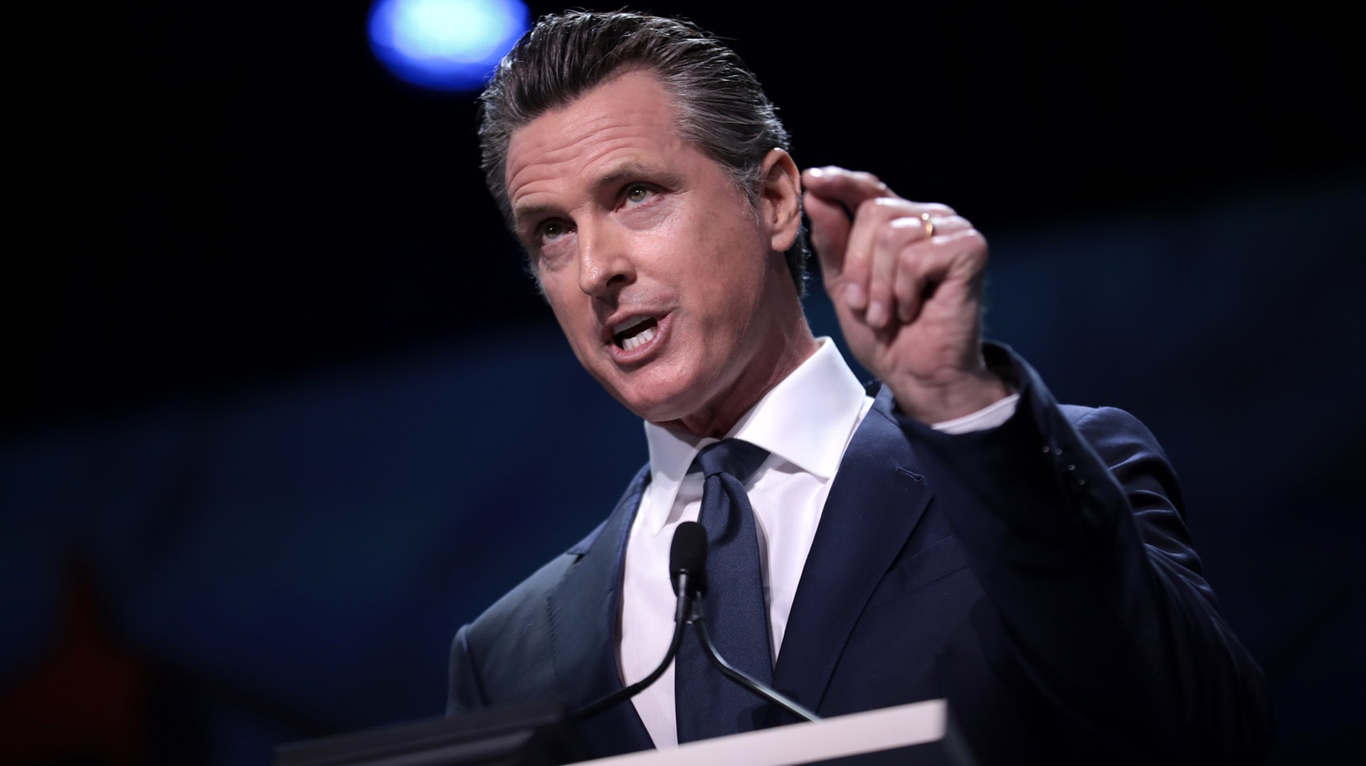 California governor Gavin Newsom