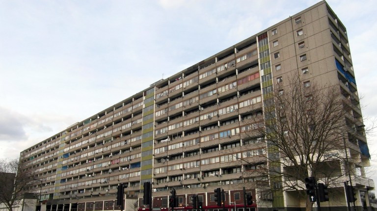 Aylesbury Estate in Southwark one of the council estates earmarked for demolition