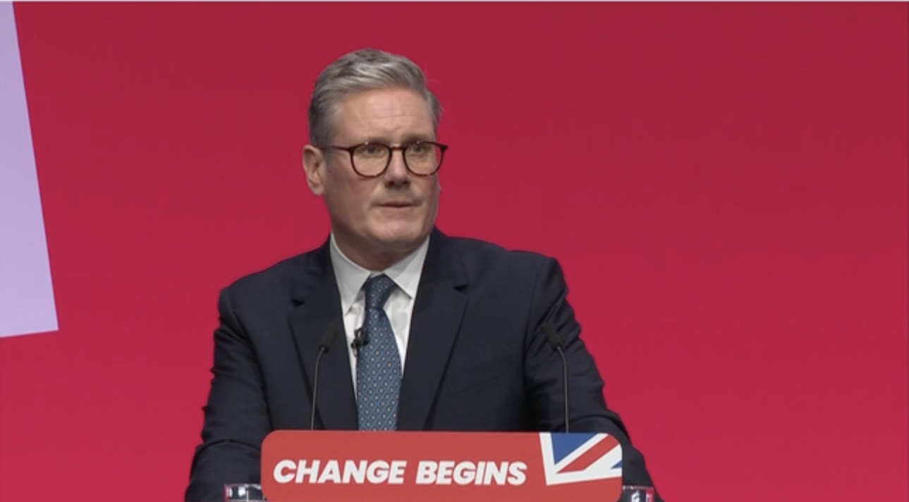 Starmer at the Labour party conference