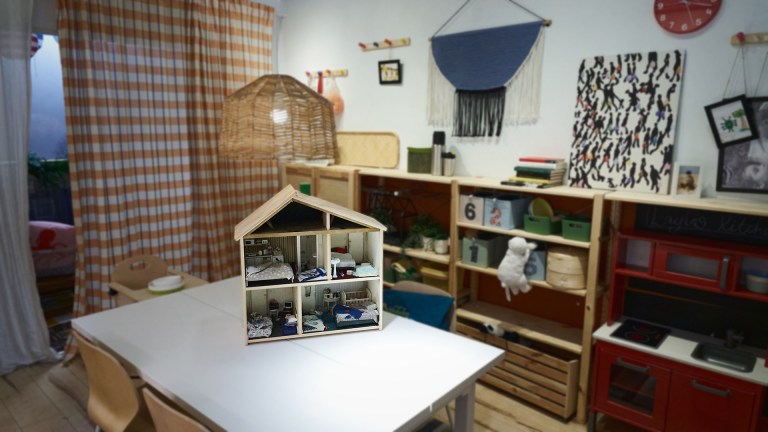 IKEA Unwelcome Home doll's house raising awareness of children growing up in temporrary accommodation