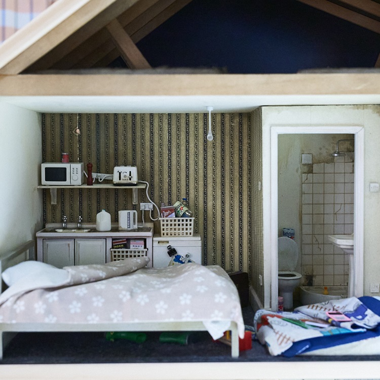 IKEA Unwelcome Home doll's house raising awareness of children growing up in temporrary accommodation