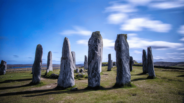 Standing stones on the Isle of Lewis