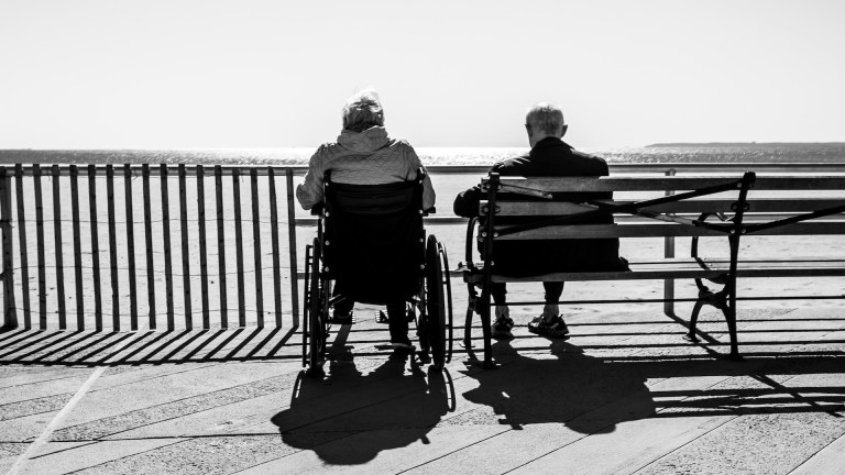 pensioners sat together