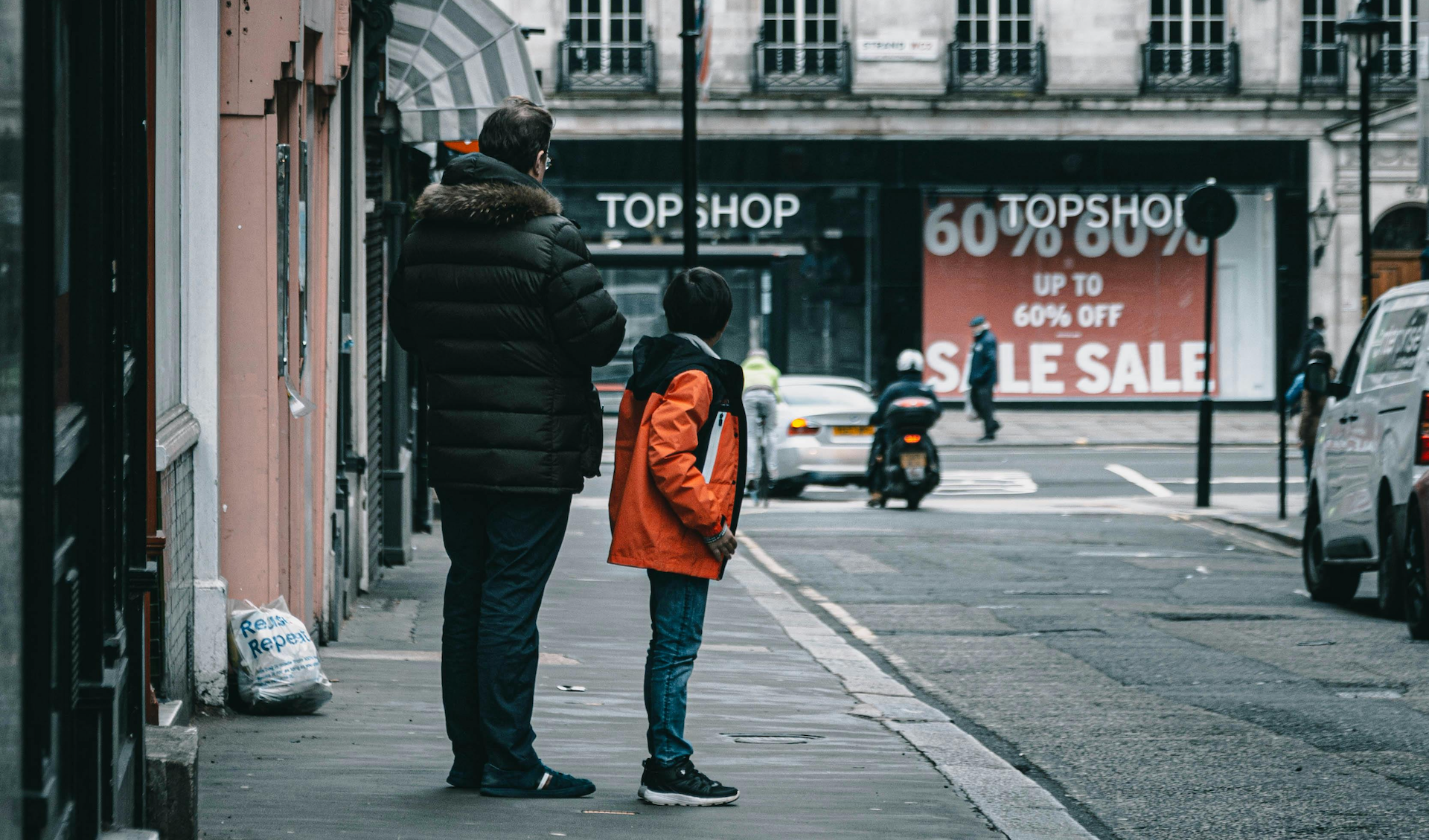 child in london