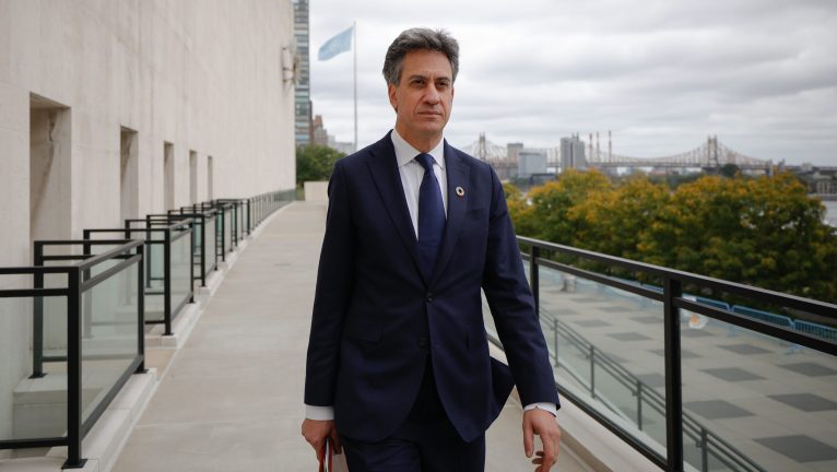 Energy security and net zero secretary Ed Miliband, who is leading the UK's efforts to fight climate change