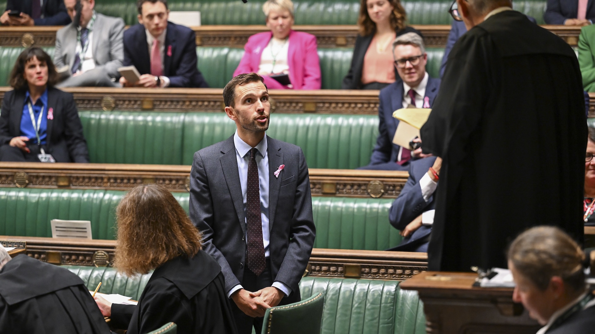 Josh MacAlister MP in the House of Commons