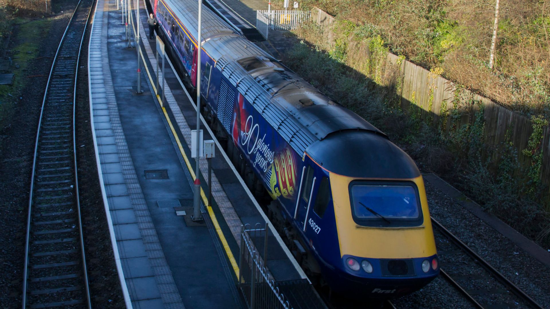 Stock image of a train