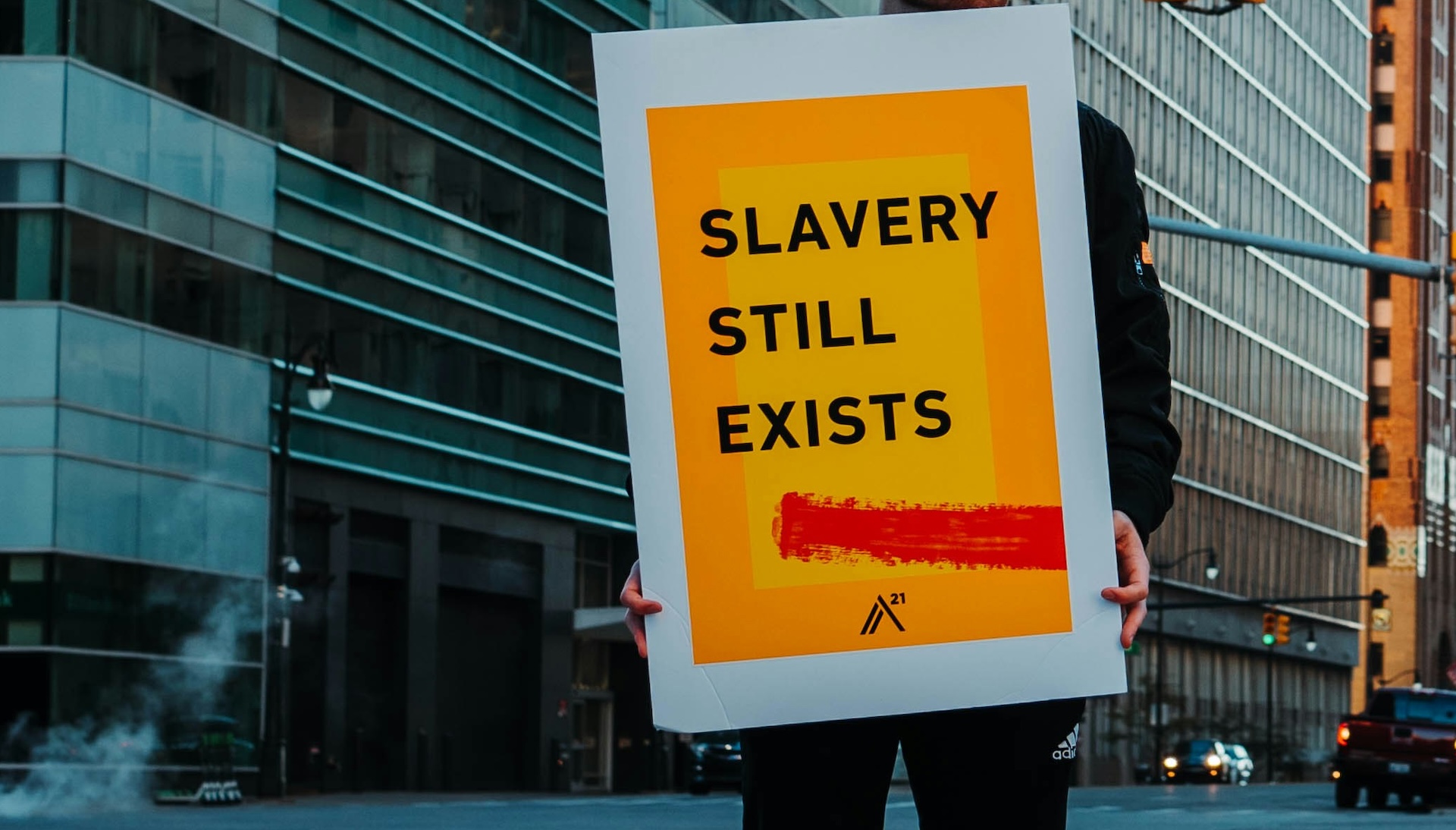 slavery still exists in the modern world poster