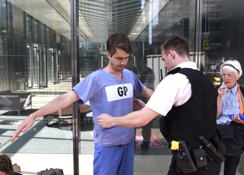 Dr Patrick Hart is a GP jailed for climate crisis protests