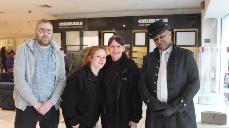 People at the Emmaus Preston Department Store